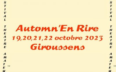 Festival Automn’En Rire à Giroussens (octobre 2023)