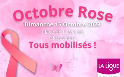Octobre rose à Giroussens le dimanche 15 octobre 2023