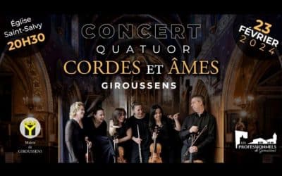 Concert Quatuor Cordes et Âmes