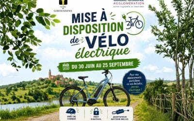 Essayez le vélo électrique cet été à Giroussens !