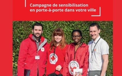 Campagne de porte-à-porte de la Croix Rouge à Giroussens