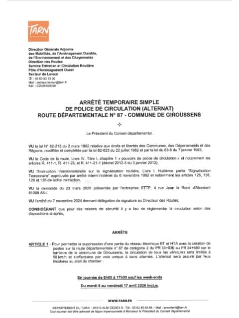 arrete-temporaire-circulation-d87-avril26