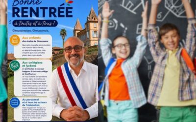 Bonne rentrée à toutes et à tous à Giroussens